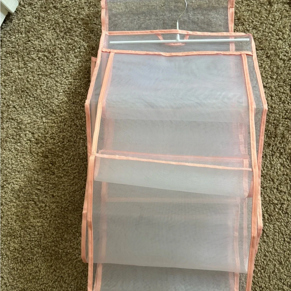 Hanging Pink Storage Organizer